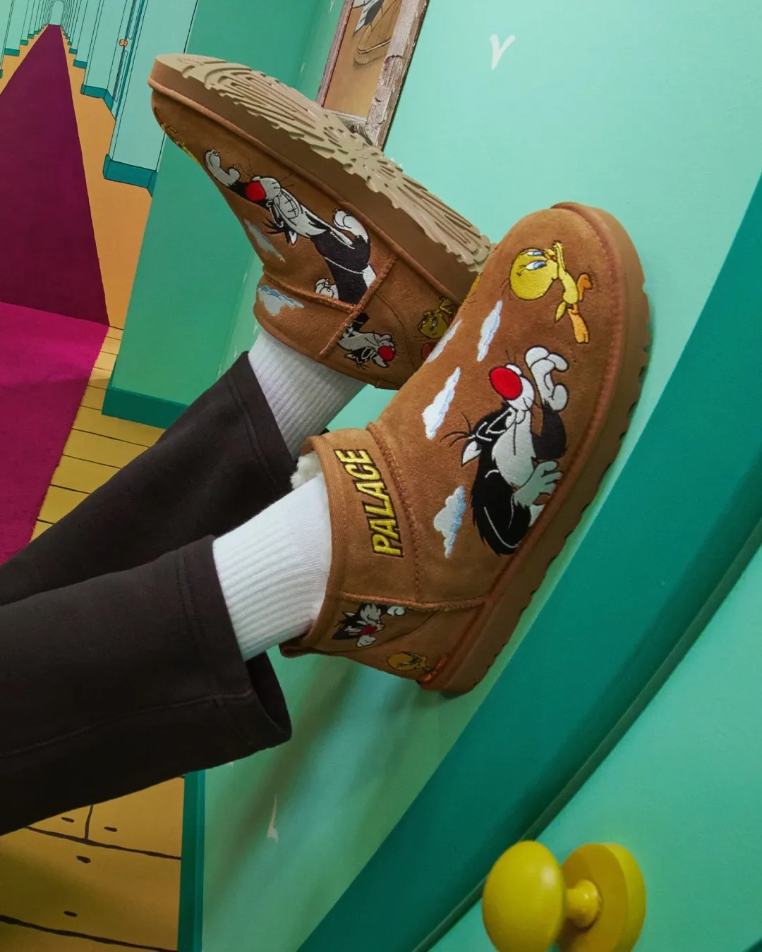 Palace Ugg Looney Tunes Collaboration 2025
