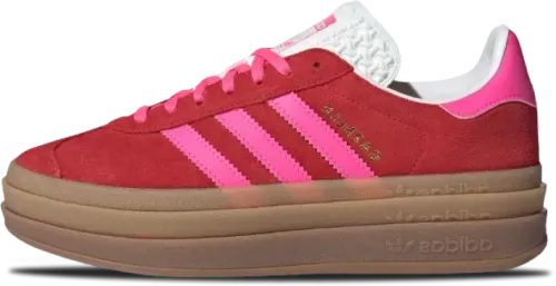 image de Adidas Gazelle Bold Collegiate Red Lucid Pink IH7496