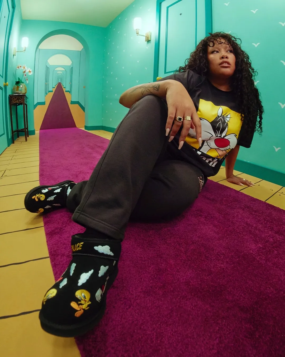 Palace Ugg Looney Tunes Collaboration 2025