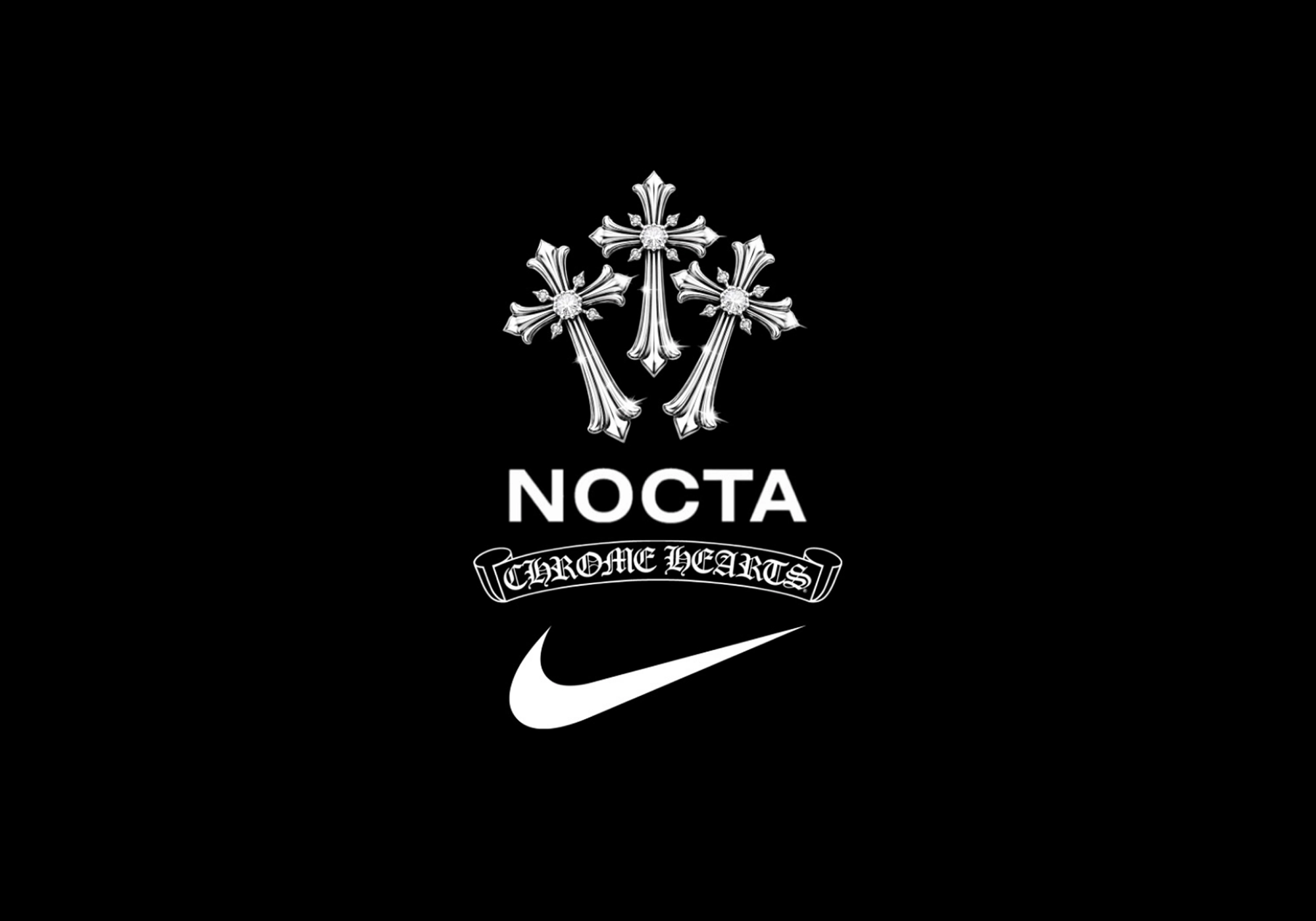 logo de nocta nike chrome heart