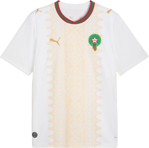 Puma Morocco Away 2026 Replica Jersey WHITE VICTORY GOLD image