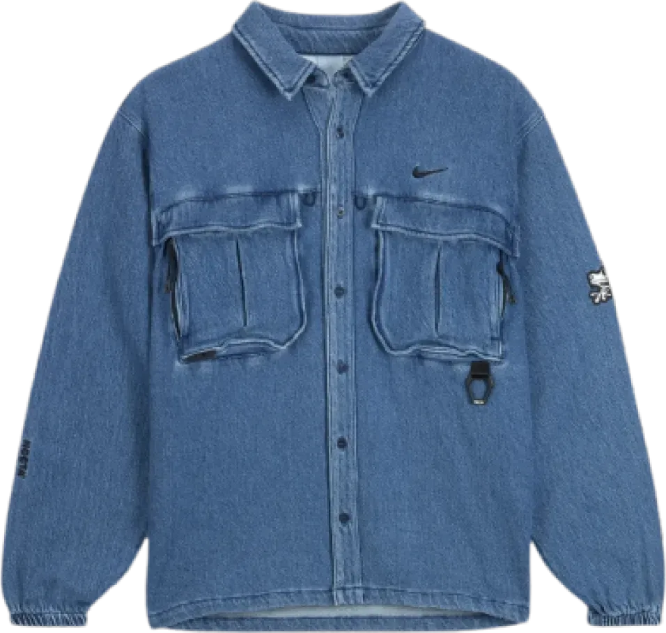 Nocta x Nike Shirt Denim Lily Pad BLUE