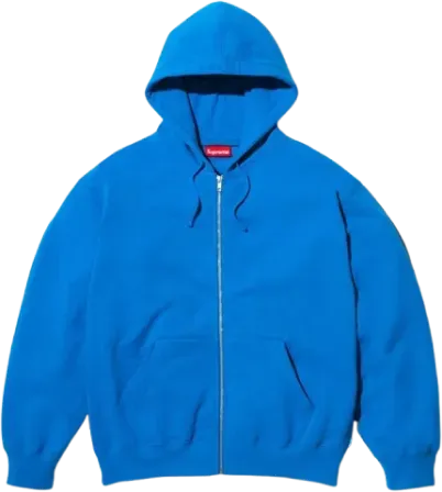 Supreme x Thrasher Zip Up Hooded Sweat BLUE