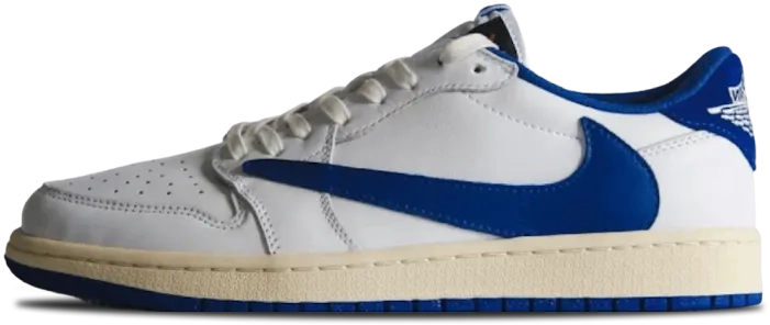 Fragment x Travis Scott x Air Jordan 1 Low OG WHITE BLUE