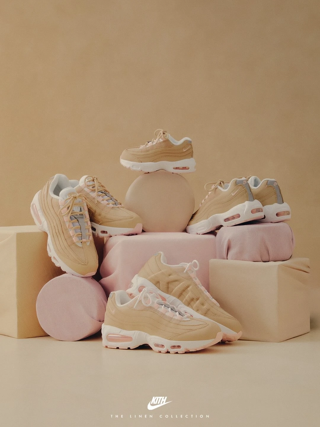Kith Nike Air Force 1 Linen Air Max 95