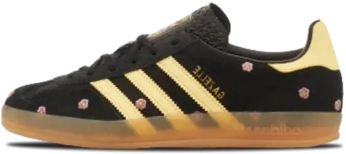 Adidas Gazelle Indoor WMNS Floral Black Yellow IF4490