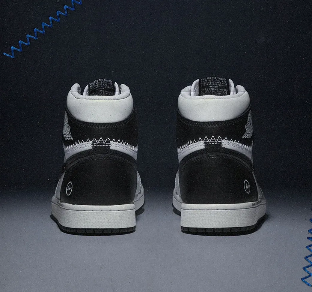 Fragment Union Air Jordan 1 High White Black II7282-100