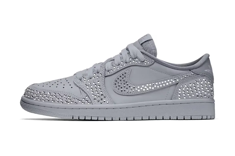 swarovski air jordan 1 low og stealth hm9208-001