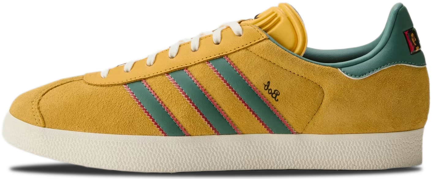 Bob Marley x adidas Gazelle Jamaica "Bold Gold"- KJ3532