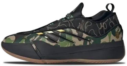 image de Bape Adidas Dame 9 Core Black JH6358