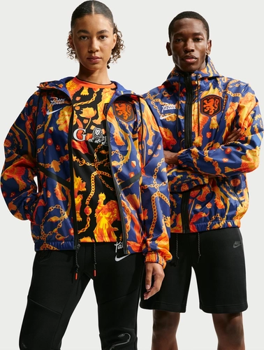 Image de Patta x Nike Anthem Jacket BLACK ORANGE IH1617-455