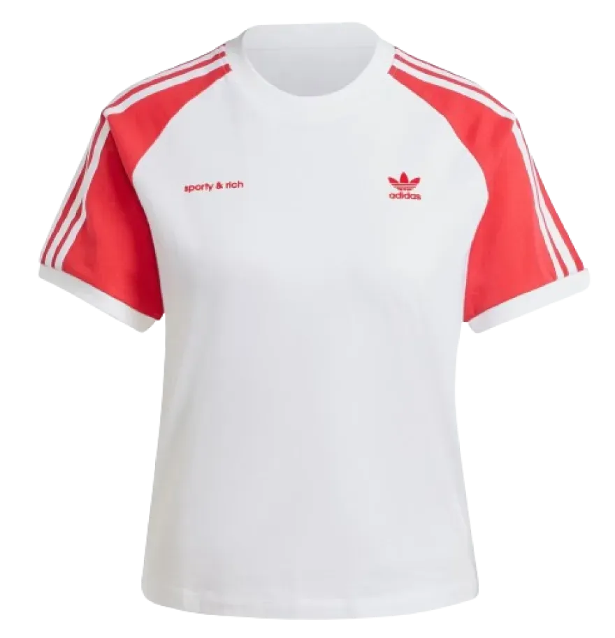 Sporty & Rich x adidas T-Shirt WMNS COLLEGIATE RED