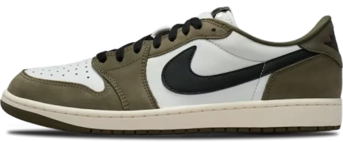 Image de Air Jordan 1 Low Og Medium Olive Hq6998 200