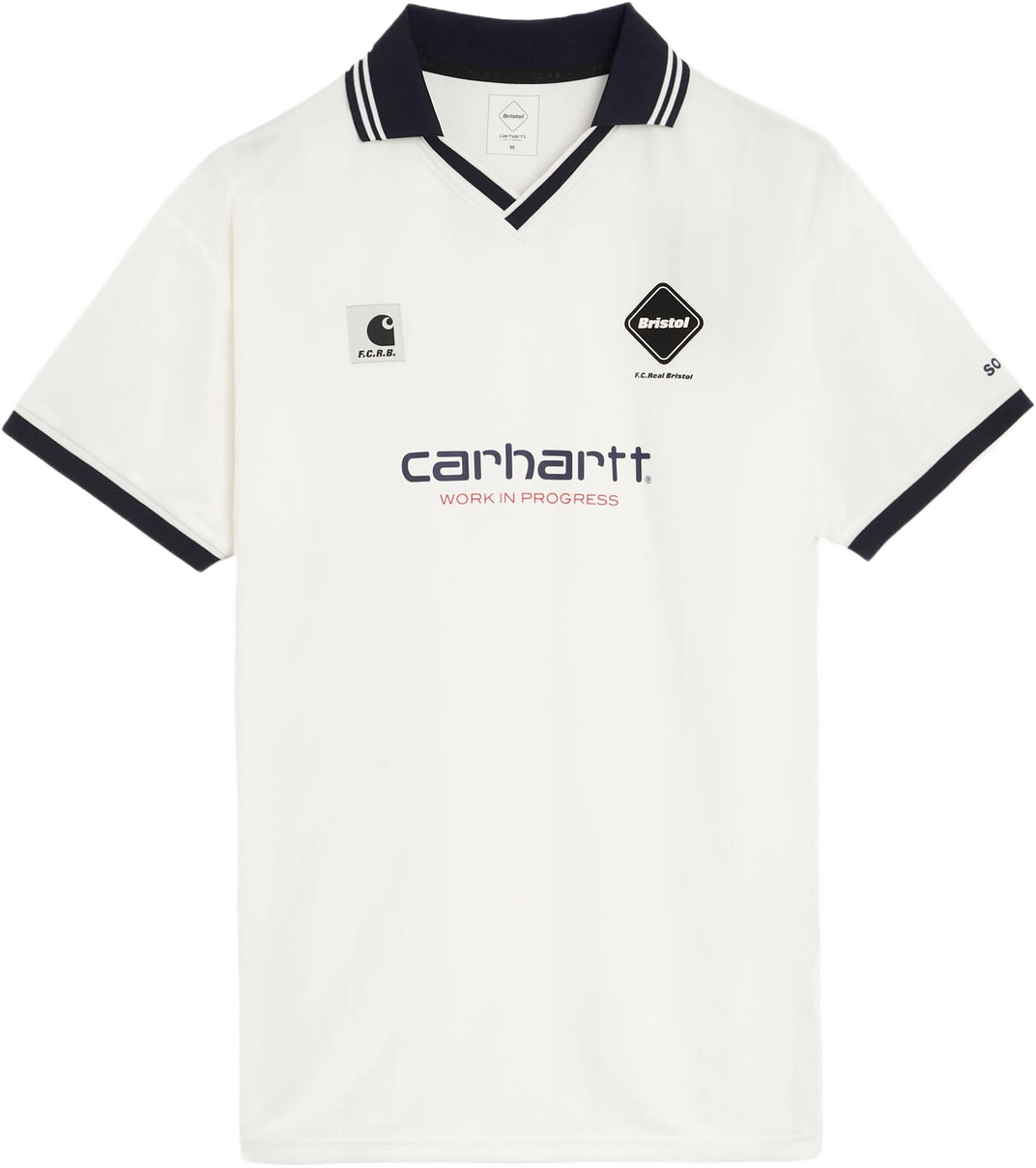 F.C. Real Bristol x Carhartt WIP Relaxed Jersey T-Shirt White