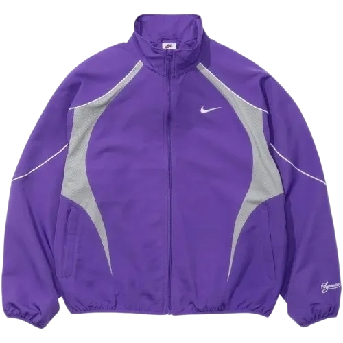 Supreme Nike Track Jacket Purple image