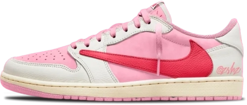 Travis Scott Air Jordan 1 Low Tropical Pink iq7604-101 image