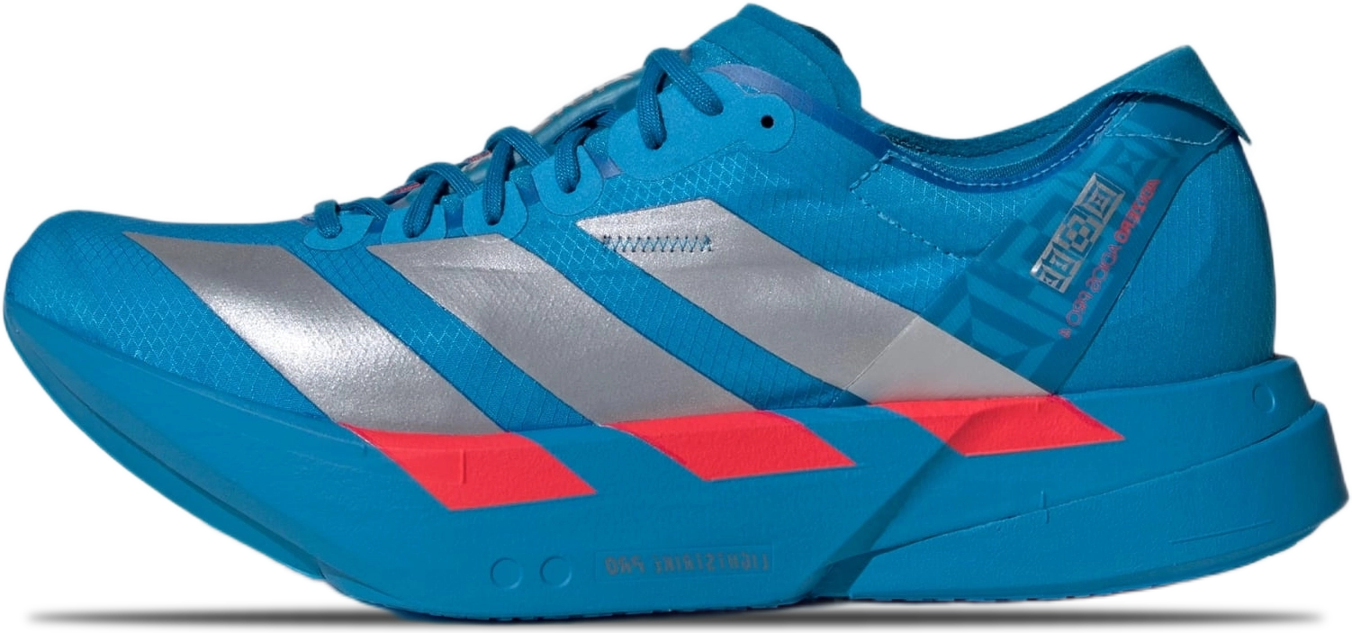 adidas Adizero Adios Pro 4 SOLAR BLUE SILVER METALLIC