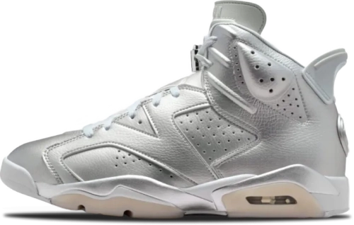 Psg Air Jordan 6 Metallic Silver Iq5135 001 image