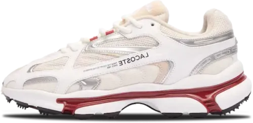 image de Lacoste L003 2K24 White Burgundy 47SMA0131-2G1
