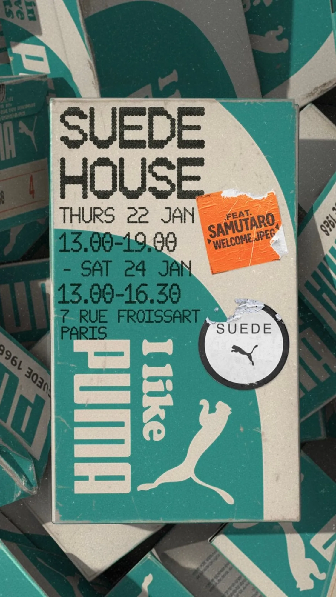 Paris Fashion Week Janvier 2026 Puma Suede House