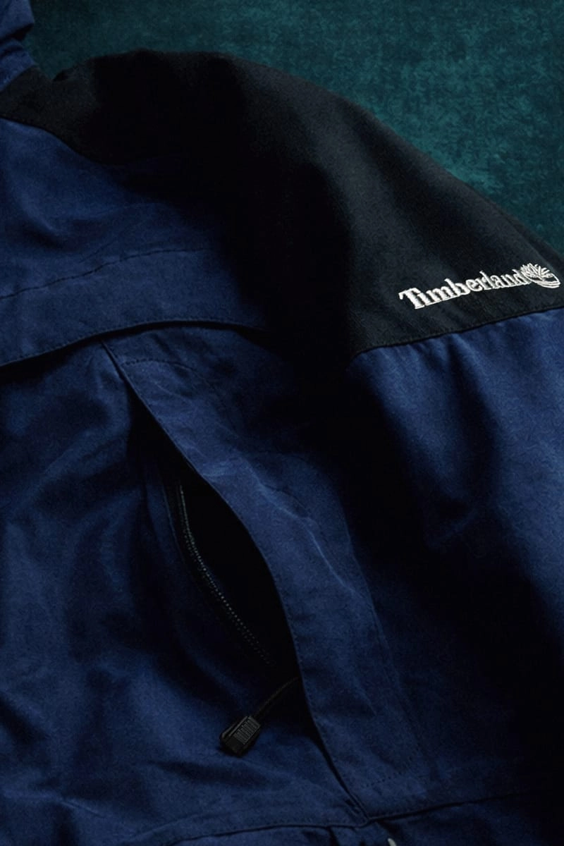 Detail of the Timberland Granite State Waterproof Rain Jacket circa 2000