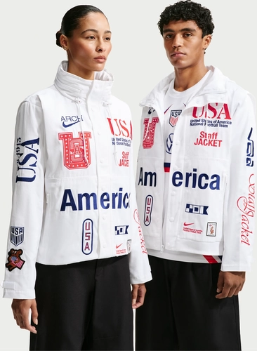 VAA x Nike Staff Jacket USA WHITE image
