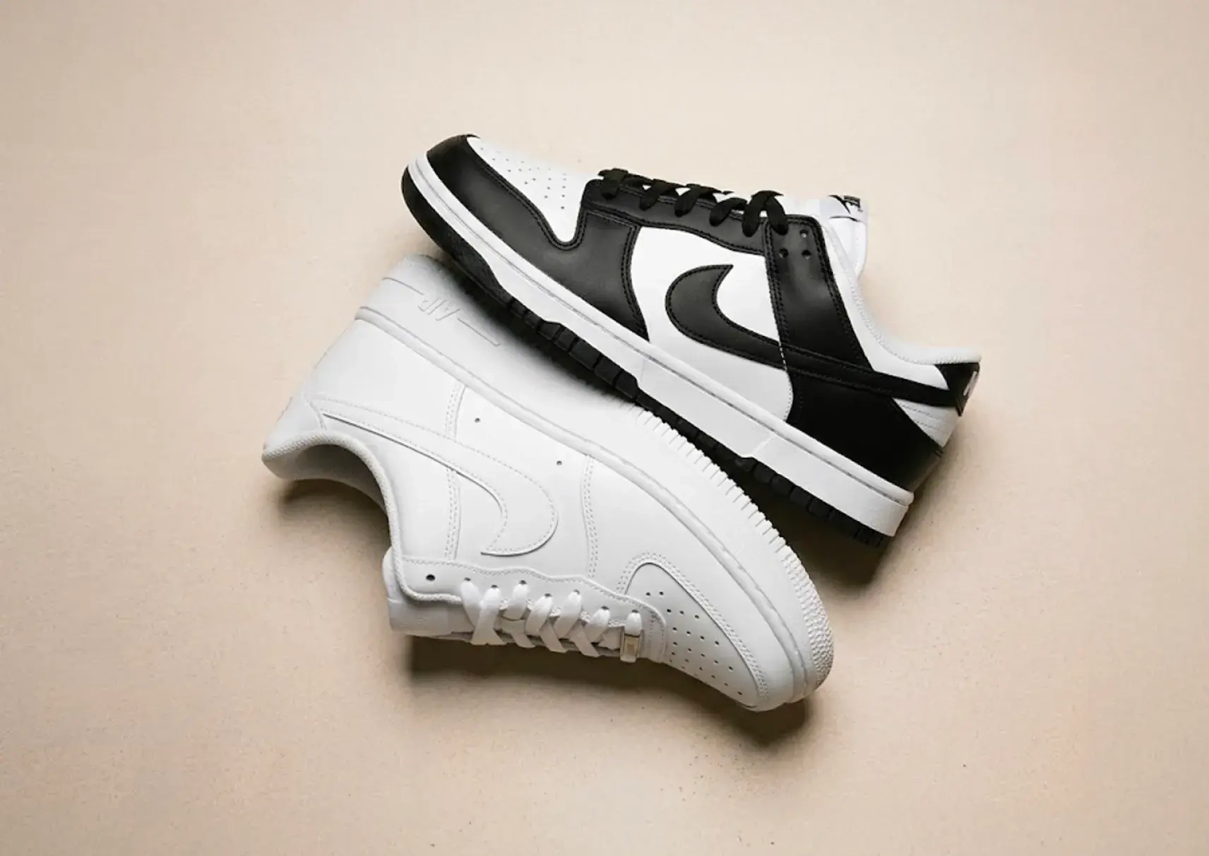 Comparatif Nike Air Force 1 Nike Dunk Low