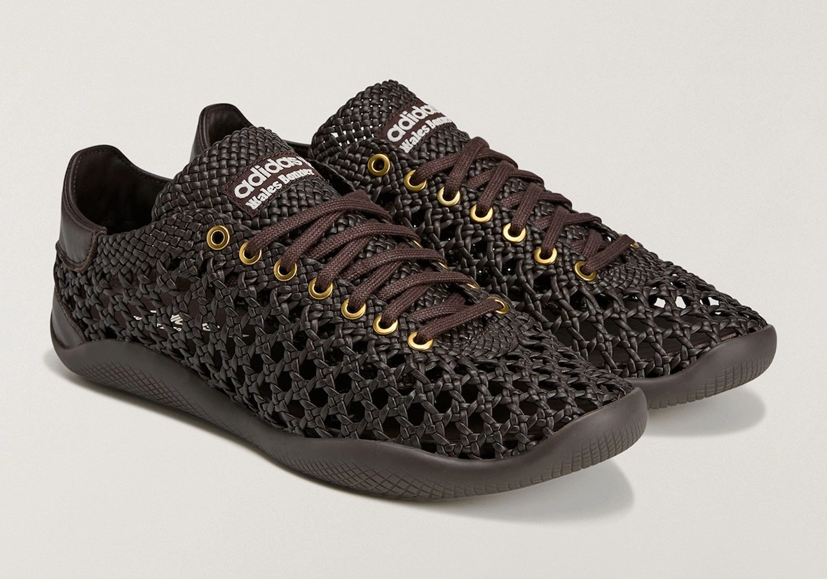 Wales Bonner x adidas Karintha Basketry en cuir tressé main