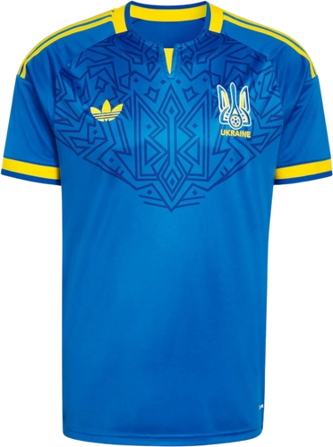 Image gallery #3 adidas Ukraine 26 Away Jersey Glow Blue JZ7005 image