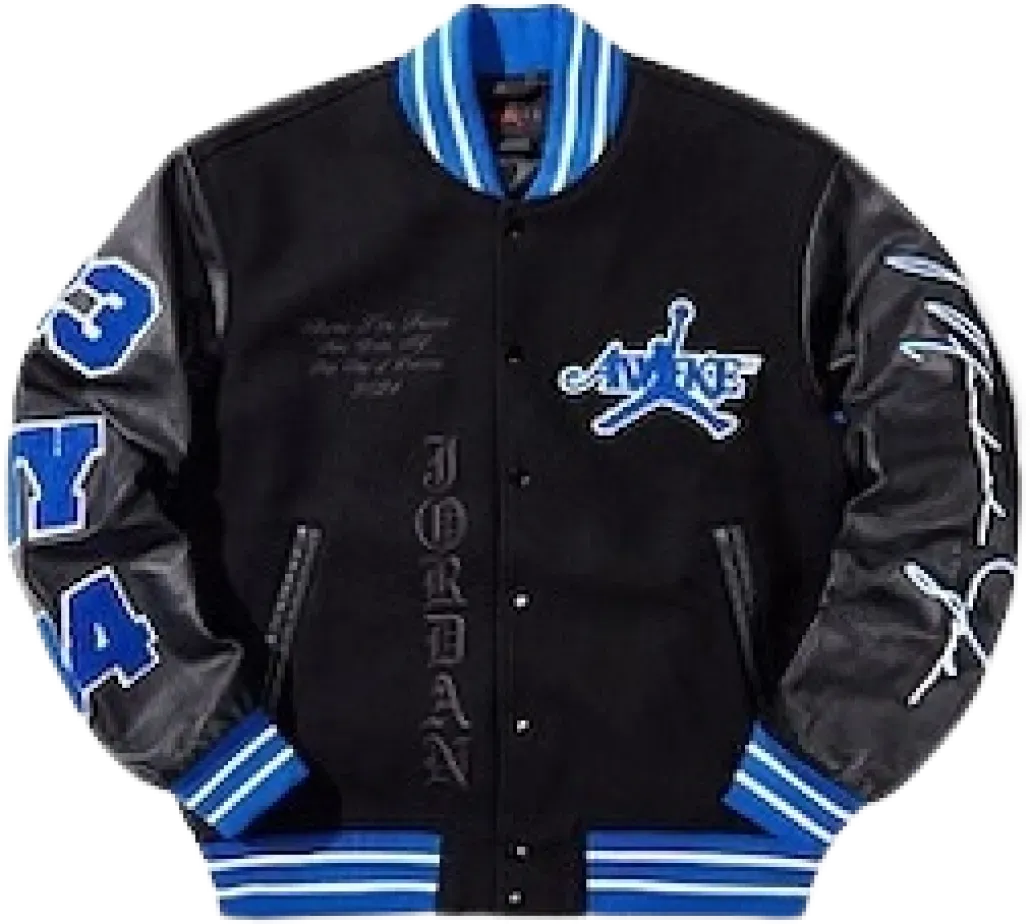Jordan x Awake NY Varsity Jacket BLACK