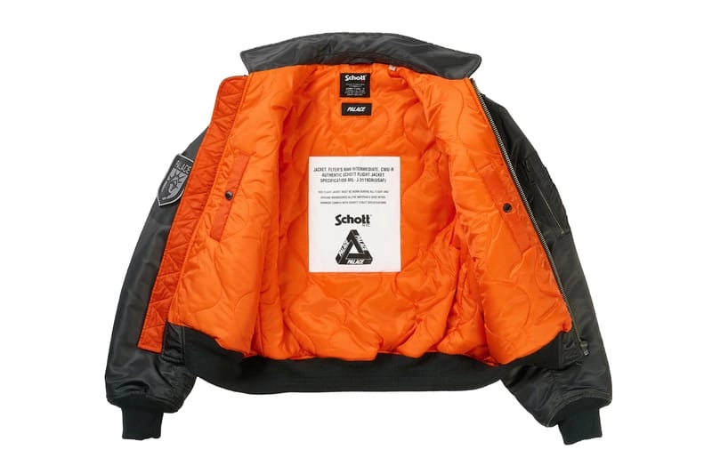 Palace x Schott NYC bonded fleece