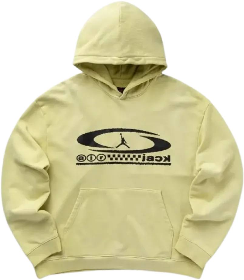 Travis Scott x Jordan Pullover Hoodie CELERY