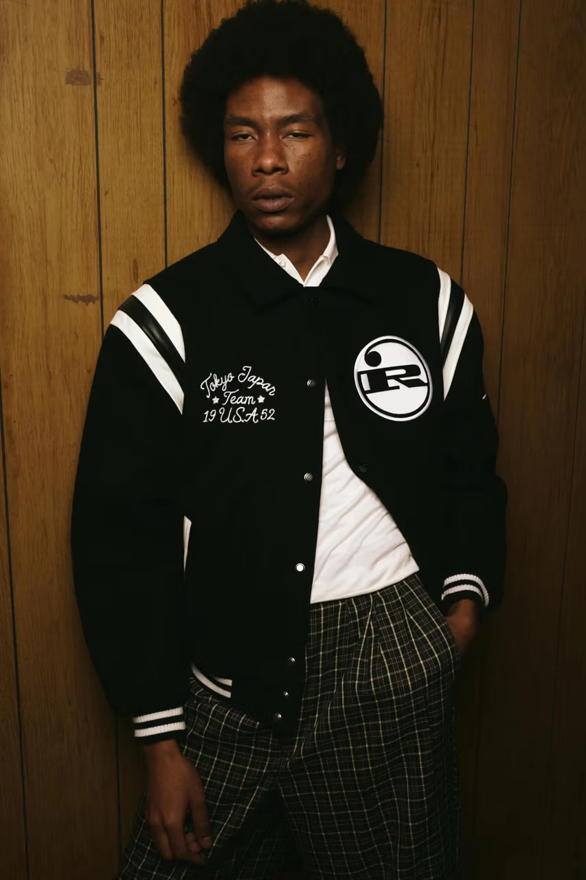 Golf Wang's Marty Supreme Collection homme portant veste noir