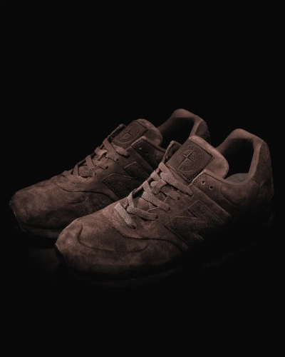 Image de Stone Island New Balance 574 Ghost Dark Brown