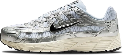 Nike P-6000 White Metallic Silver CD6404-105 image