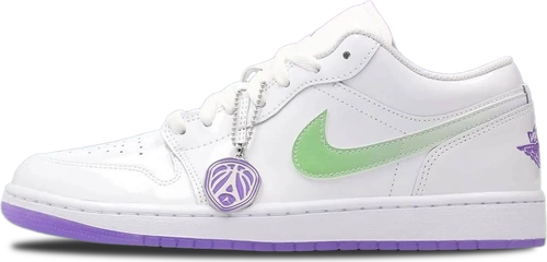Image de Quai 54 x Air Jordan 1 Low SE WHITE ACTION GRAPE KEY LIME