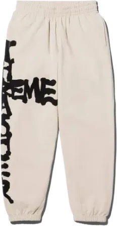 Supreme x Thrasher Sweatpant BEIGE