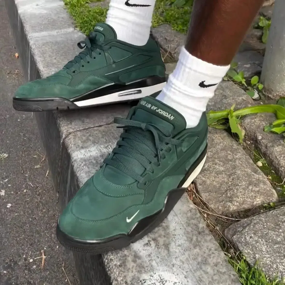 nigel sylvester air jordan 4 rm pro green hf4334-300