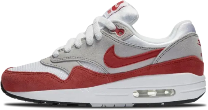 Nike Air Max 1 GS WHITE UNIVERSITY RED