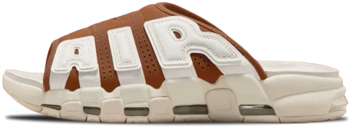 Nike Air More Uptempo Slide BROWN SAIL