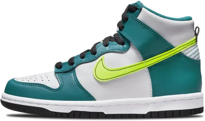 Nike Dunk High GS VOLT BRIGHT SPRUCE
