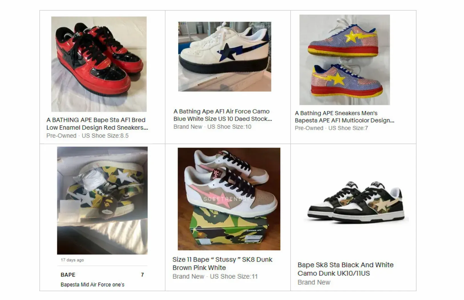 nike poursuit bape en justice