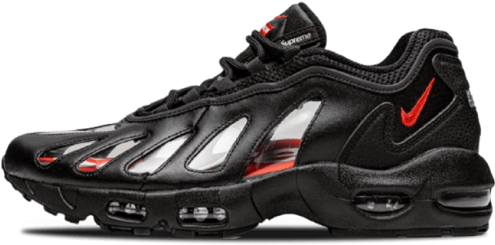 Nike x Supreme Air Max 96 BLACK SPEED RED
