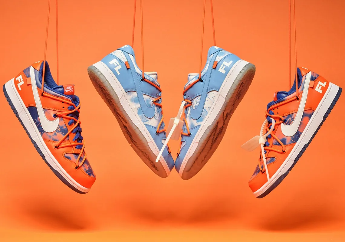 Off-White x Futura x Nike Dunk Low Sotheby's vente aux enchères