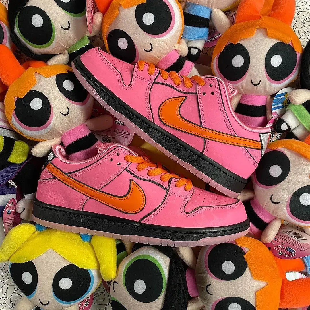 powerpuff girls nike sb dunk low blossom FD2631-600