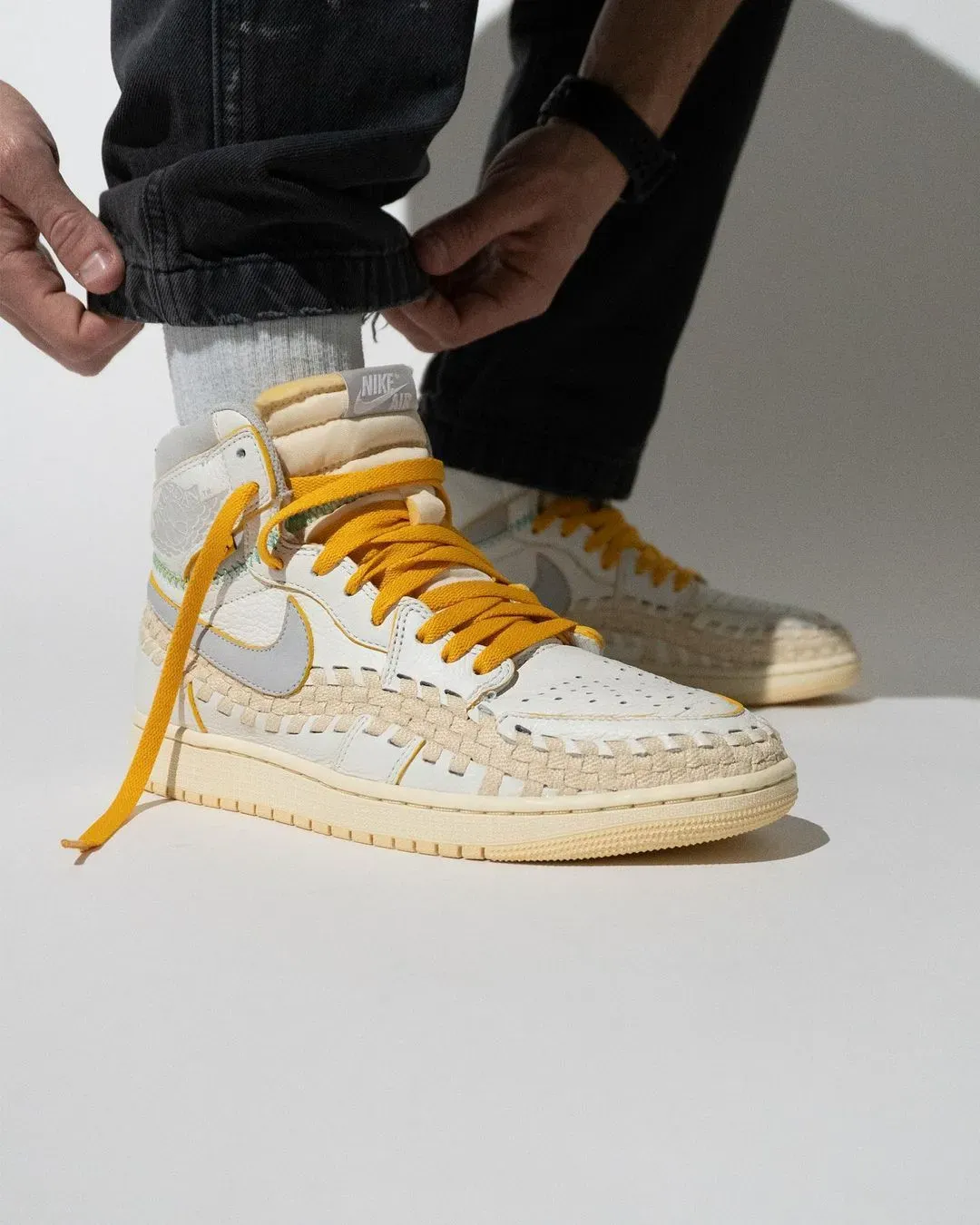 union air jordan 1 woven