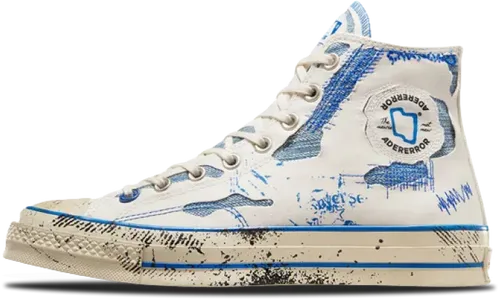 image de Ader Error Converse Chuck 70 High White Blue 