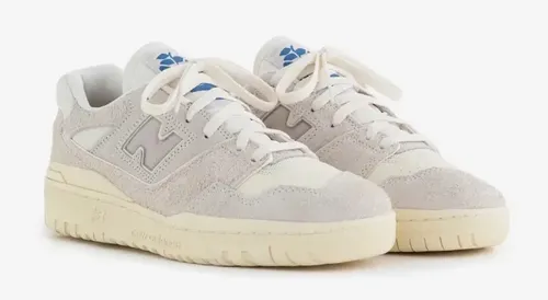 Image de Aimé Leon Dore New Balance 550 Grey Suede Basketball Oxford