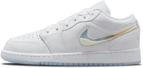 Air Jordan 1 Low SE GS Glitter Swoosh FQ9112-100