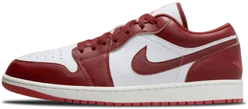 Air Jordan 1 Low SE GS White Dune Red FJ3465-160